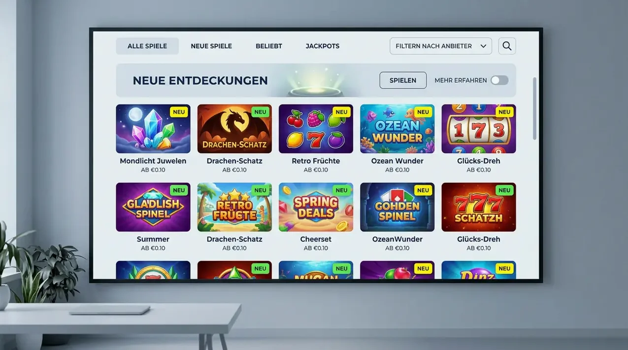 Neuheiten & Instant Games bei Mv
